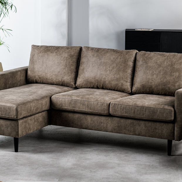 3-zitsbank CL L+R, stof Savannah S520 taupe