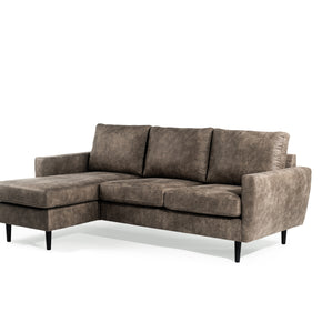 3-zitsbank CL L+R, stof Savannah S520 taupe