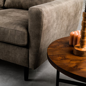 3-zitsbank CL L+R, stof Savannah S520 taupe