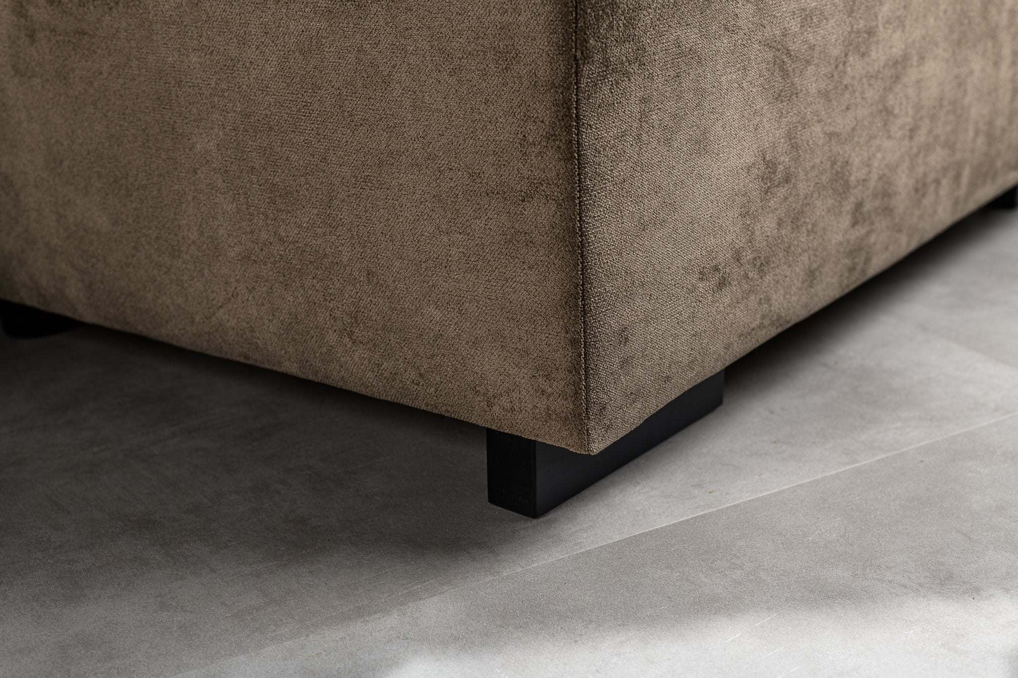 3-zitsbank CL L+R, stof Hotel Chique, H430 bruin