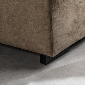 3-zitsbank CL L+R, stof Hotel Chique, H430 bruin