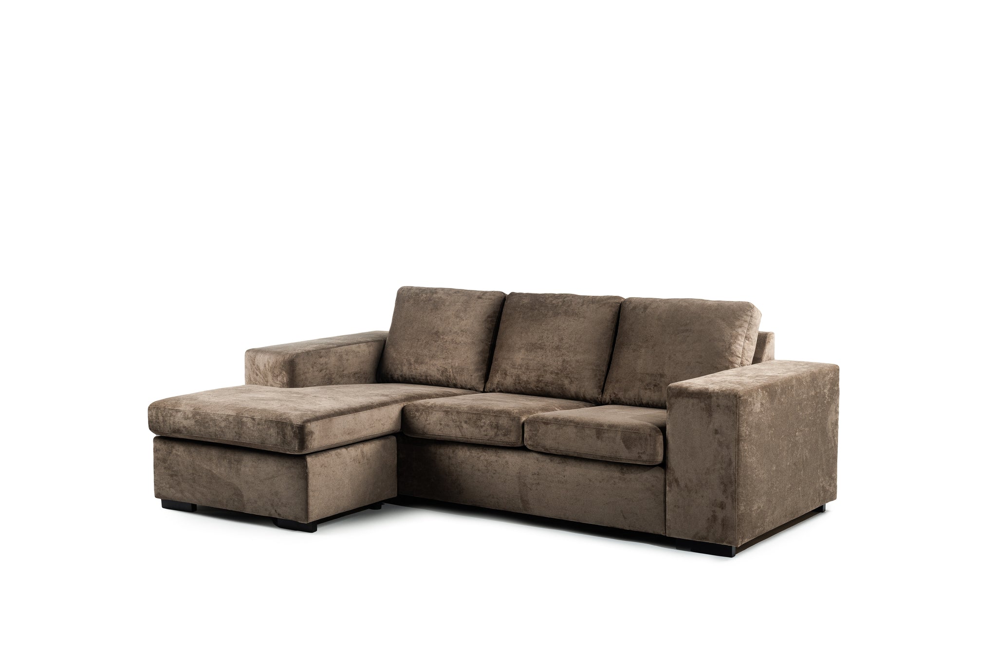 3-zitsbank CL L+R, stof Hotel Chique, H430 bruin