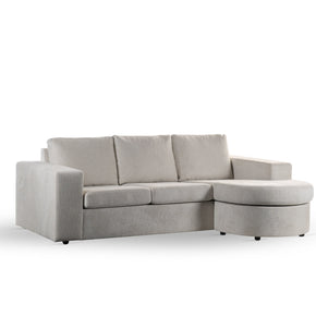 3-zitsbank CL L+R, stof Lord 22, E460 beige