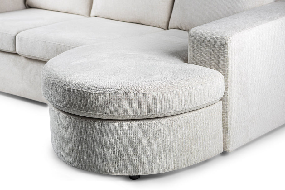 3-zitsbank CL L+R, stof Lord 22, E460 beige