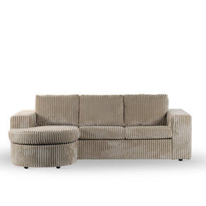 3-zitsbank CL L+R, stof Tillia 03, L460 beige