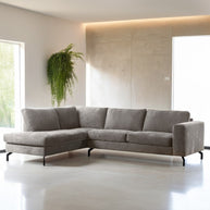 3-zits hoek links, stof Perfect Harmony 04, R720 champagne