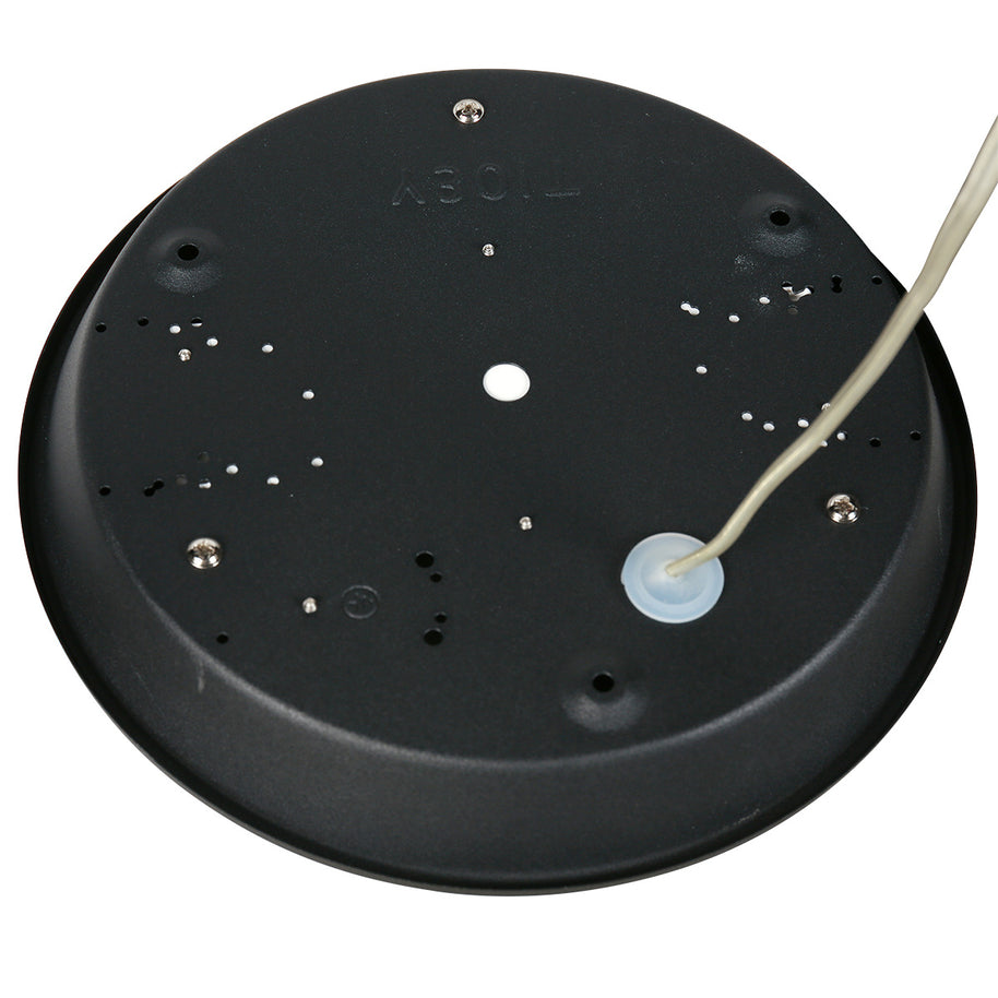 Hanglamp Ringlux 3692ZW zwarte hanglamp met LED ring Ø60