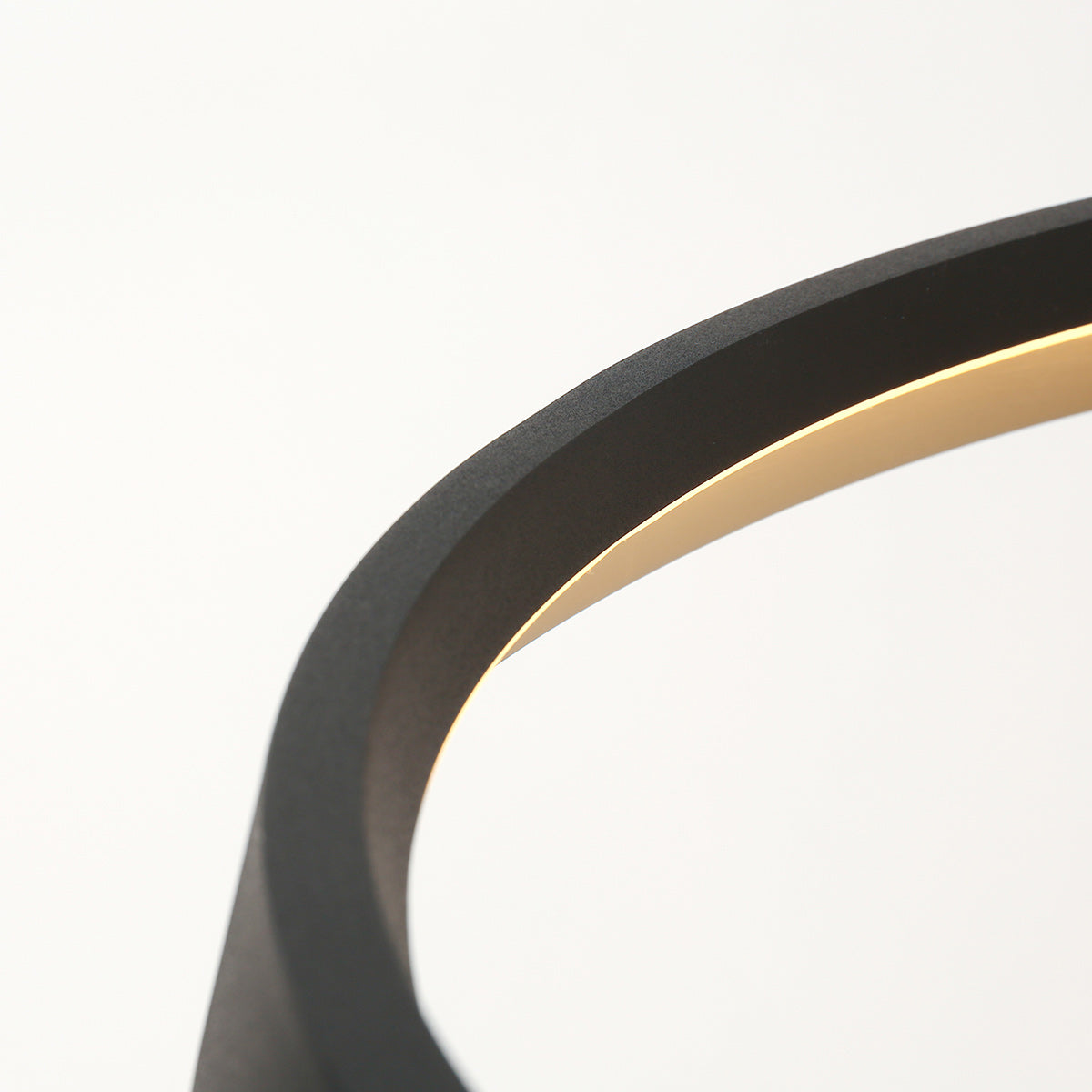 Hanglamp Ringlux 3692ZW zwarte hanglamp met LED ring Ø60