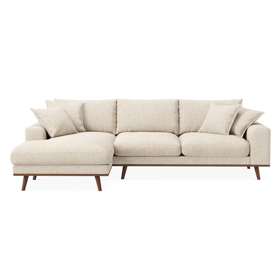 Harper, 3-zits CL links, stof Silencio 6, S460 beige