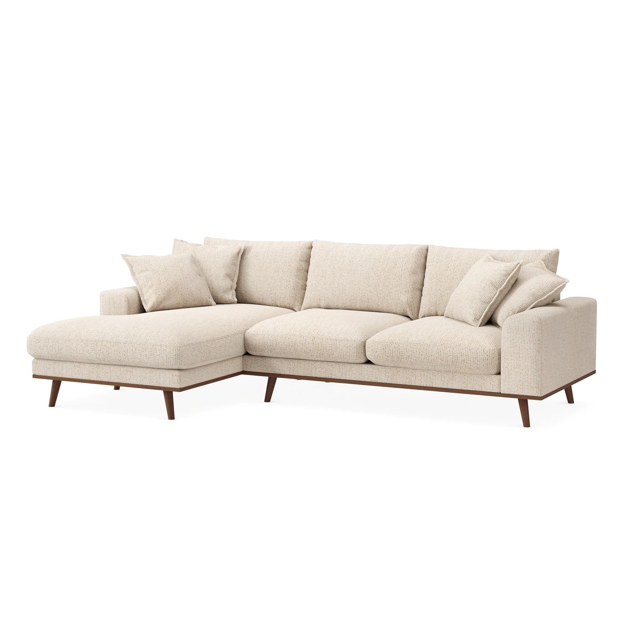 Harper, 3-zits CL links, stof Silencio 6, S460 beige