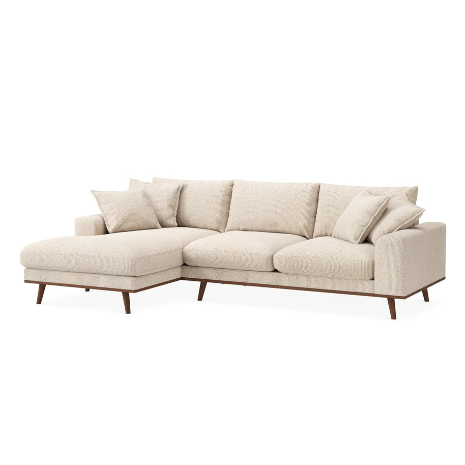 Harper, 3-zits CL links, stof Silencio 6, S460 beige