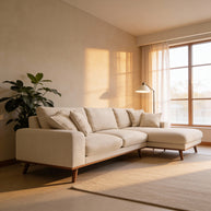 Harper, 3-zits CL rechts, stof Silencio 6, S460 beige