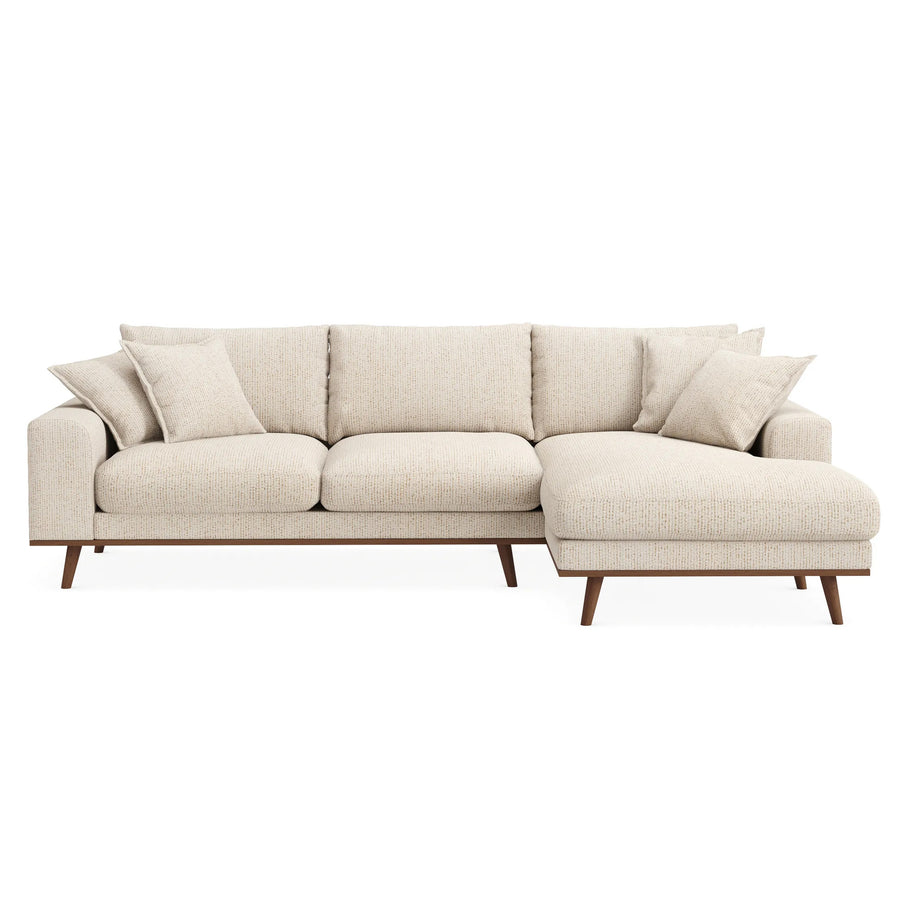 Harper, 3-zits CL rechts, stof Silencio 6, S460 beige
