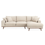 Harper, 3-zits CL rechts, stof Silencio 6, S460 beige