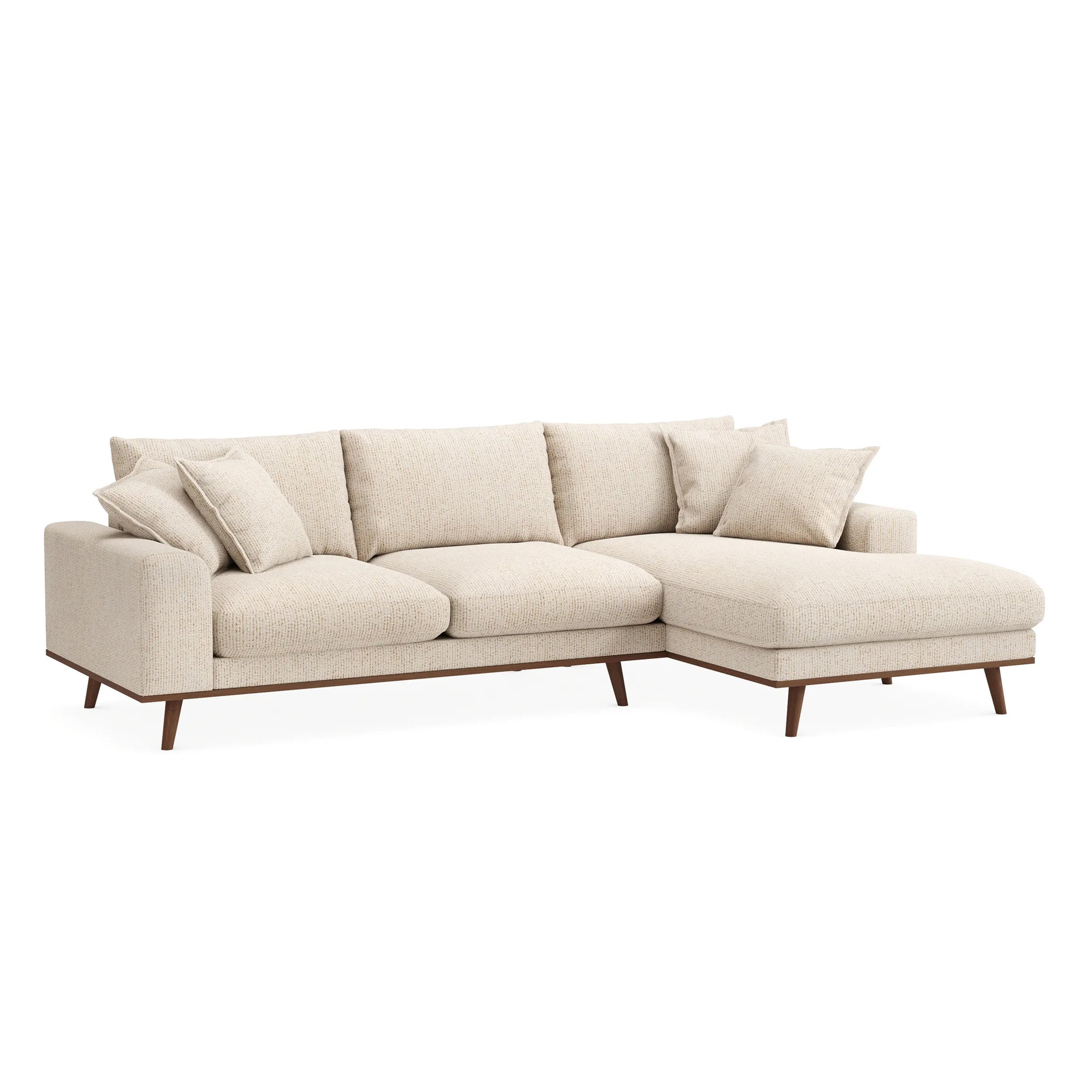 Harper, 3-zits CL rechts, stof Silencio 6, S460 beige
