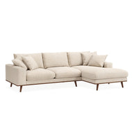 Harper, 3-zits CL rechts, stof Silencio 6, S460 beige
