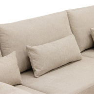 Paloma, 3-zits hoek links, stof Borg 24, B460 beige