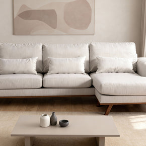 Japandi, 3-zitsbank CL L+R, stof Grande 03, G460 beige