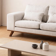 Japandi, 3-zitsbank CL L+R, stof Grande 03, G460 beige