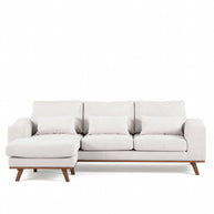 Japandi, 3-zitsbank CL L+R, stof Grande 03, G460 beige