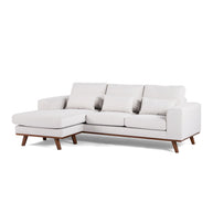 Japandi, 3-zitsbank CL L+R, stof Grande 03, G460 beige