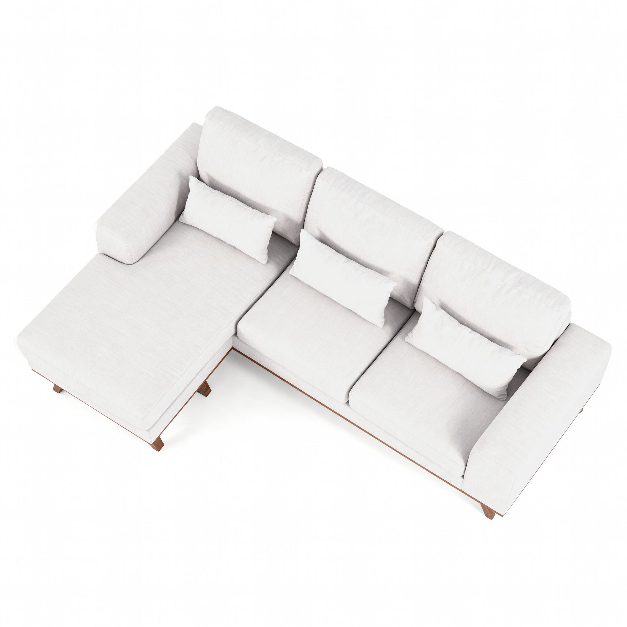 Japandi, 3-zitsbank CL L+R, stof Grande 03, G460 beige