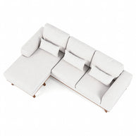 Japandi, 3-zitsbank CL L+R, stof Grande 03, G460 beige