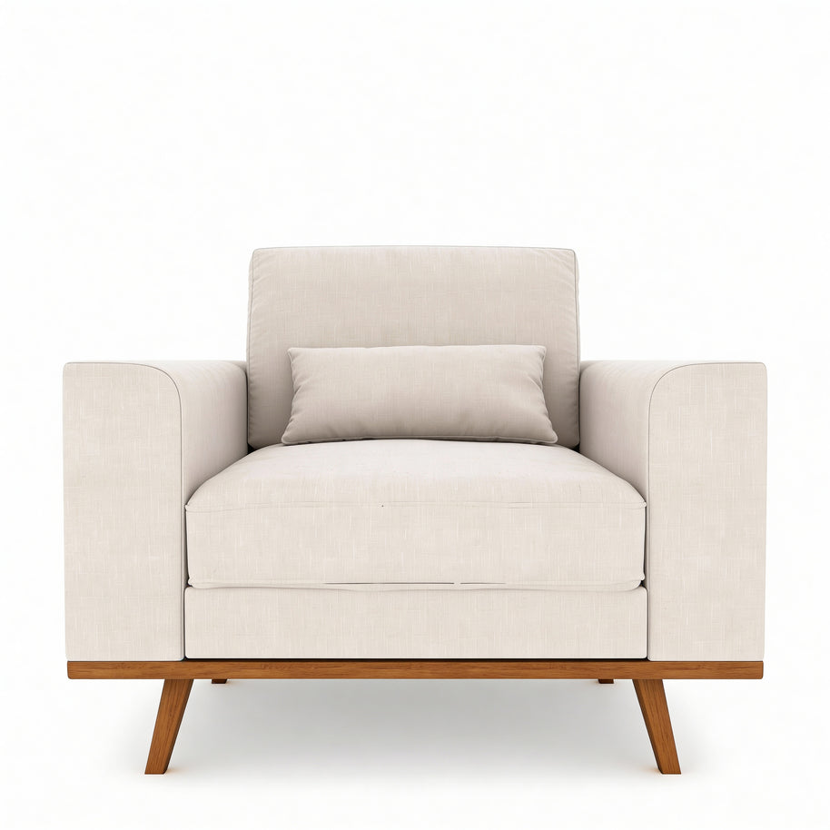 Japandi, 1-zitsfauteuil, stof Grande 03, G460 beige