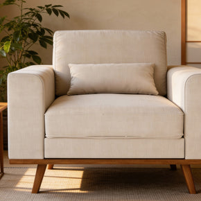 Japandi, 1-zitsfauteuil, stof Grande 03, G460 beige