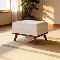 Japandi poef, stof Melva 02, M460 beige
