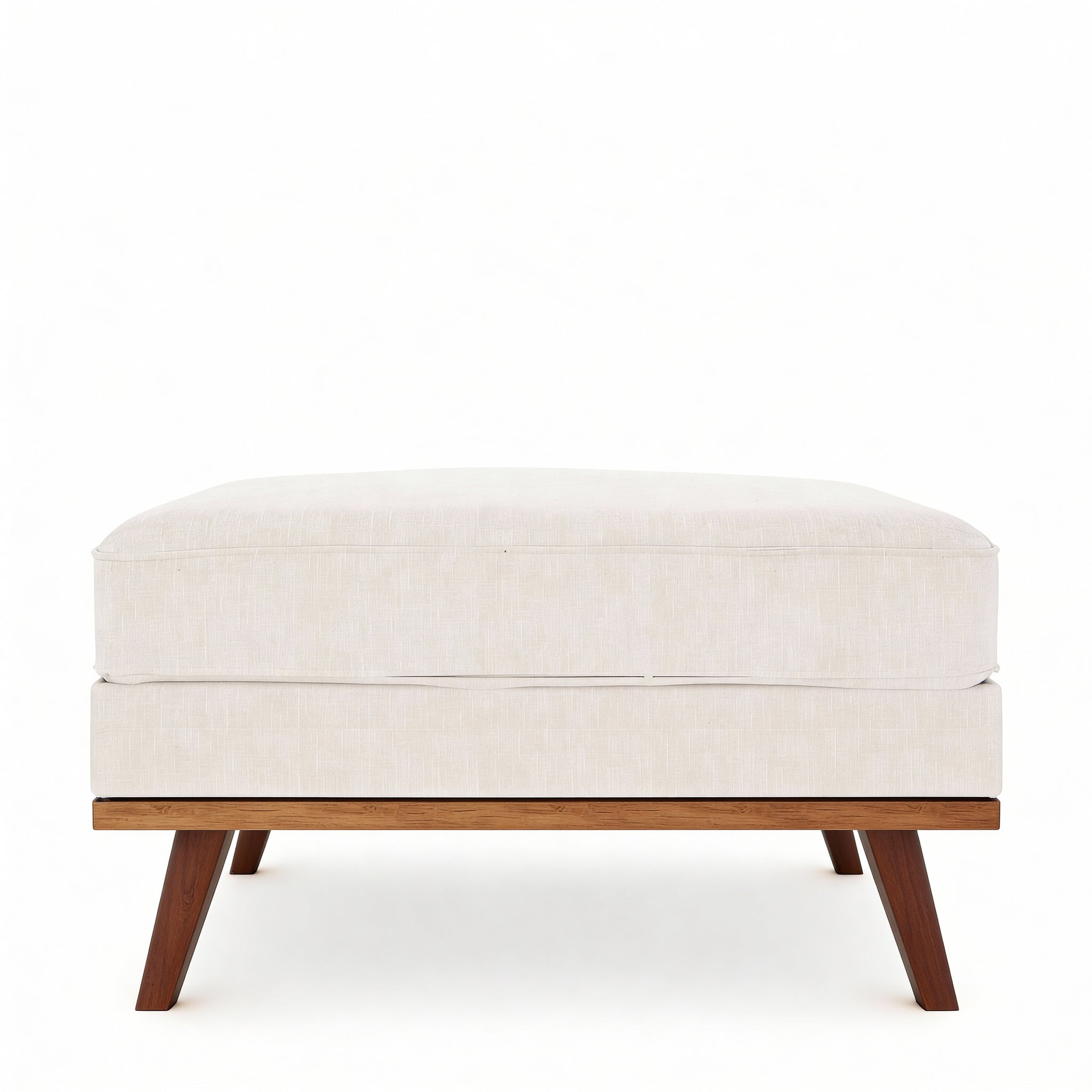 Japandi poef, stof Melva 02, M460 beige