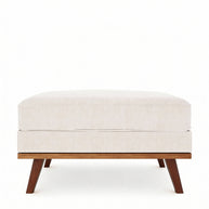 Japandi poef, stof Melva 02, M460 beige
