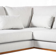 Japandi, 3-zits hoek links, stof Melva 02, M460 beige