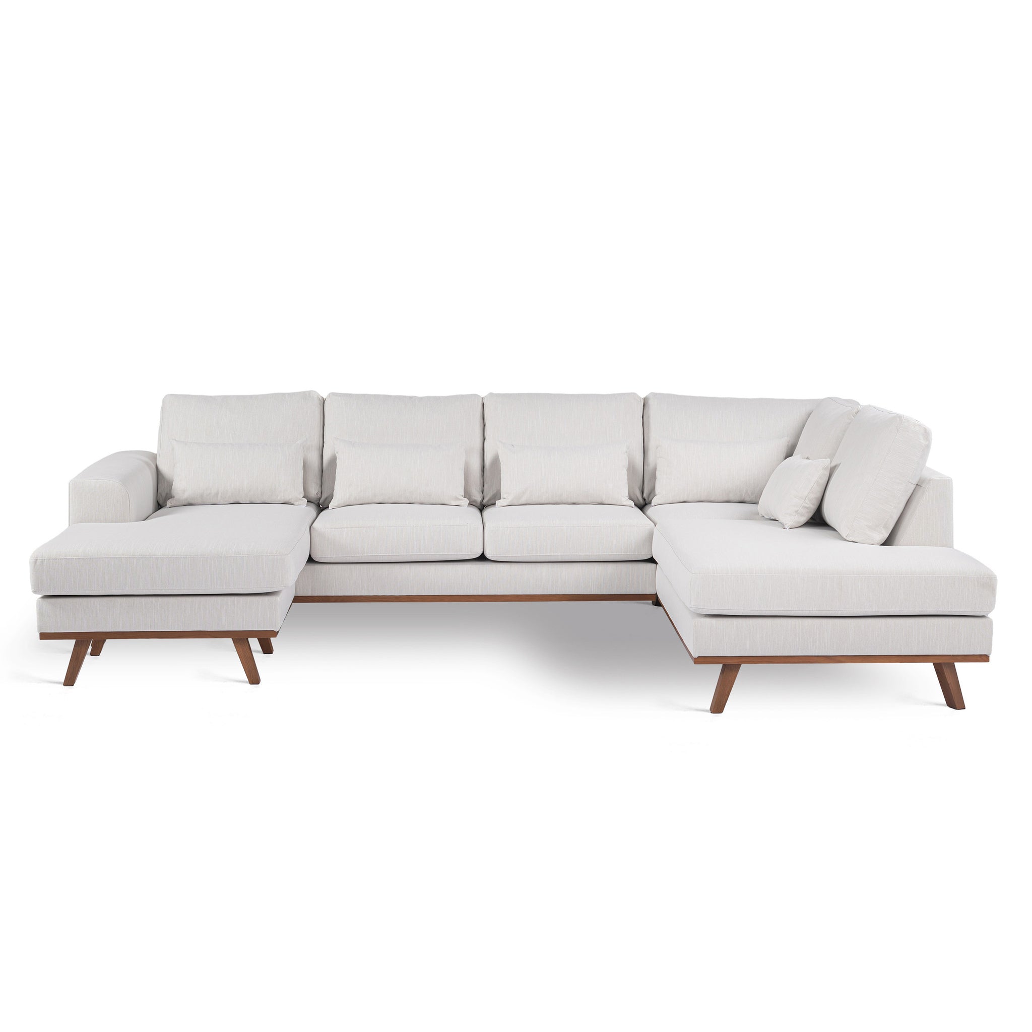 Japandi, 3-zits hoek rechts CL, stof Melva 02, M460 beige