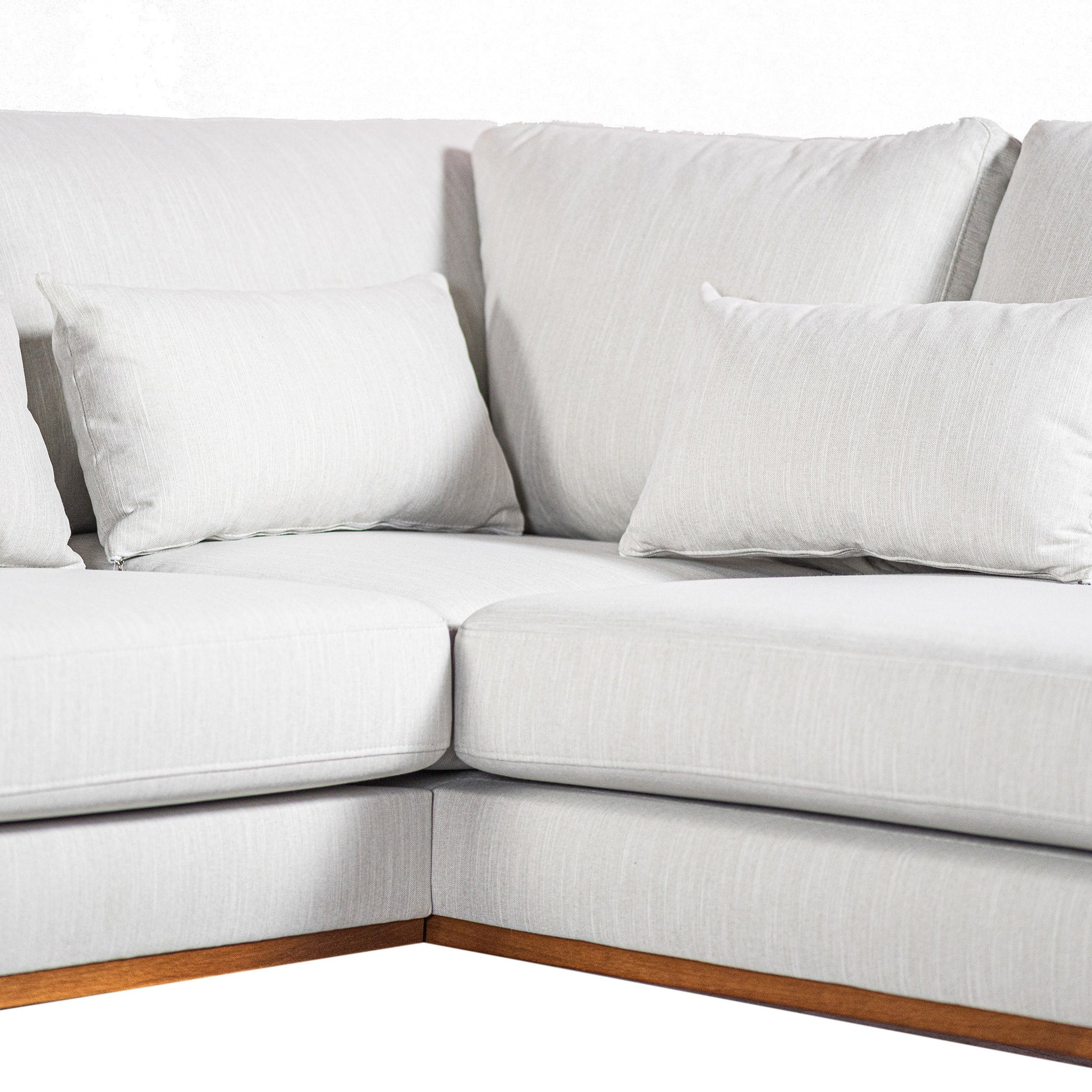 Japandi, 3-zits hoek rechts CL, stof Melva 02, M460 beige