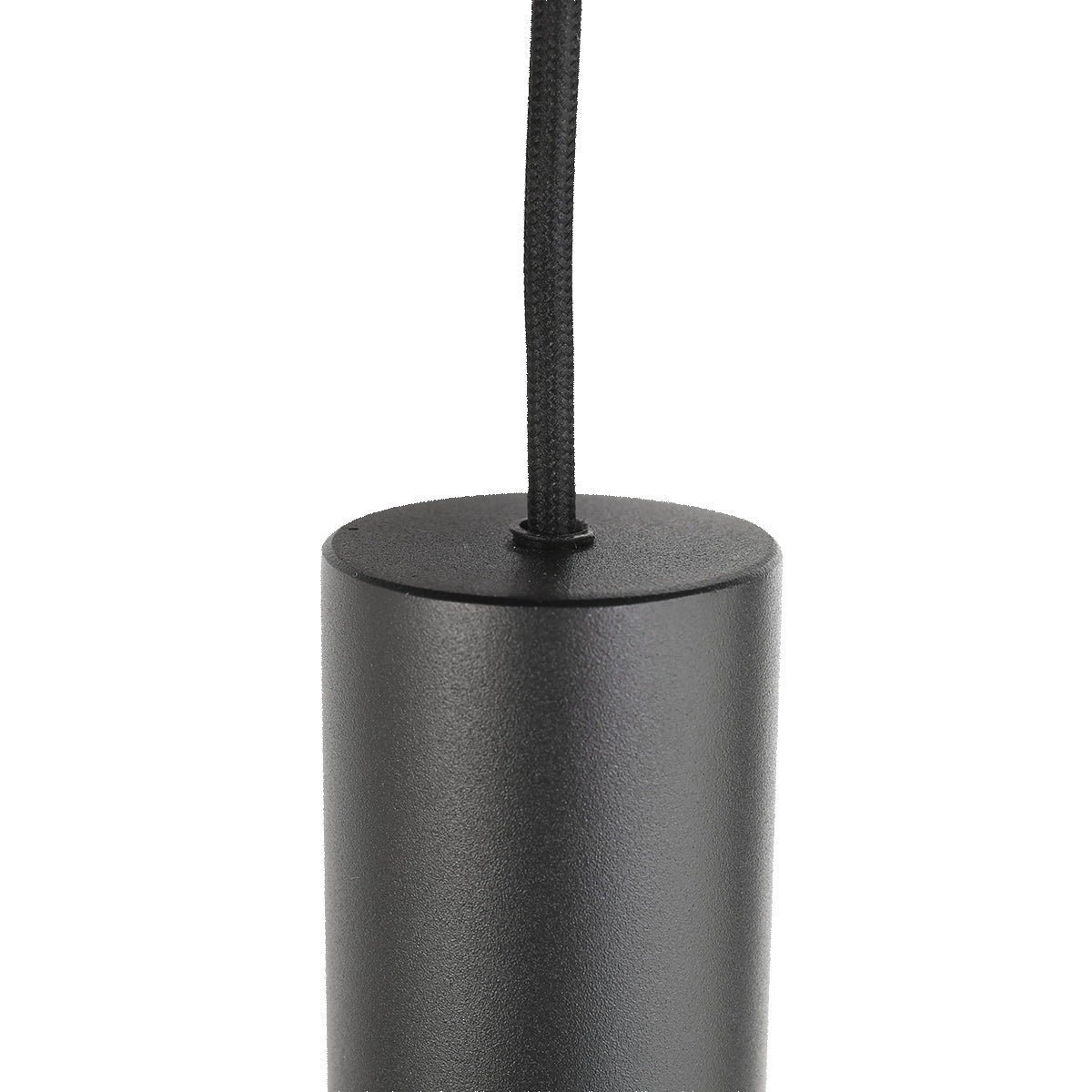 Hanglamp Bollique 3798ZW zwarte 9-lichts lamp met smokeglas