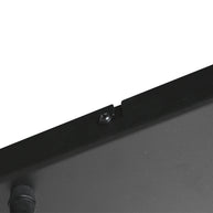 Hanglamp Bollique 3798ZW zwarte 9-lichts lamp met smokeglas