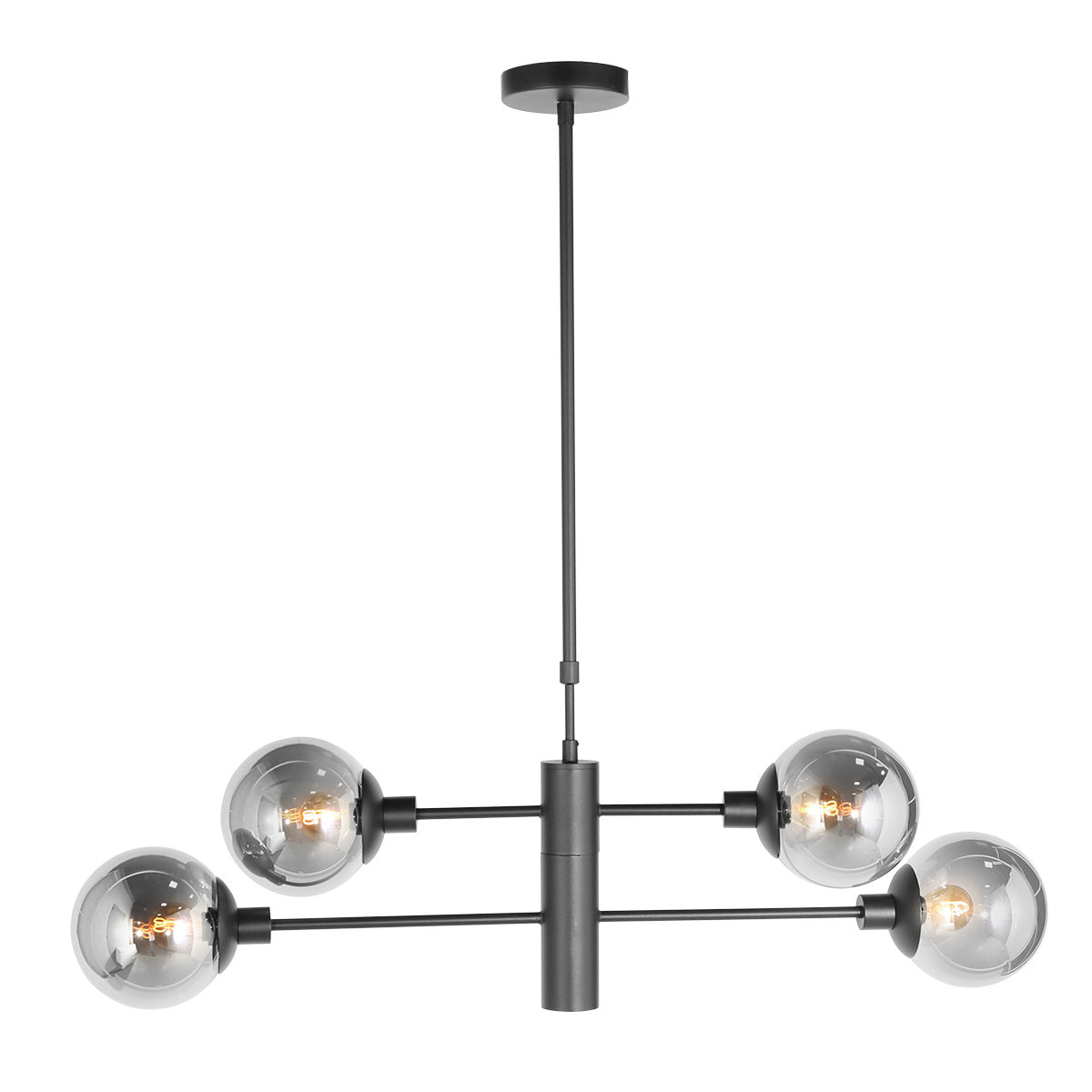 Hanglamp Constellation 3804ZW Zwart met onderlicht