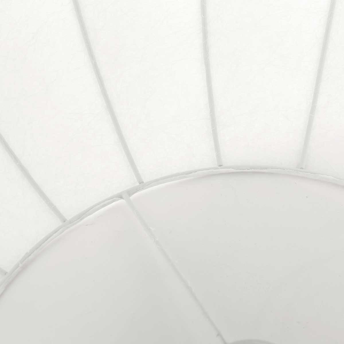 Hanglamp Luma Nola 3809ZW zwart met witte zijden kap