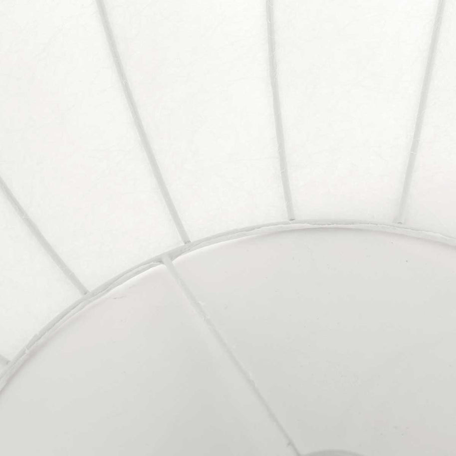 Hanglamp Luma Nola 3809ZW zwart met witte zijden kap