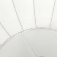 Hanglamp Luma Nola 3809ZW zwart met witte zijden kap