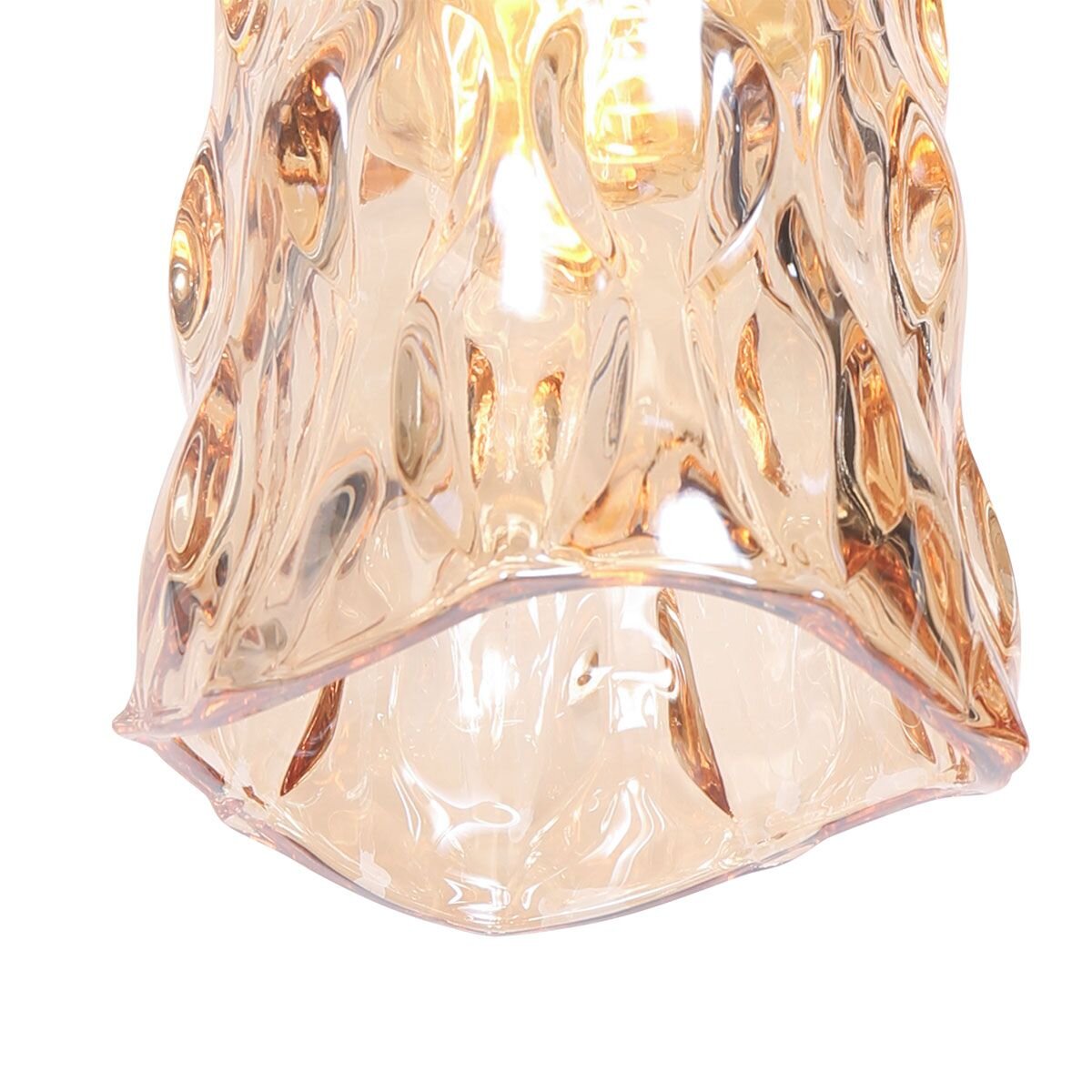 Hanglamp Vidrio 3831ZW ambergeel glas