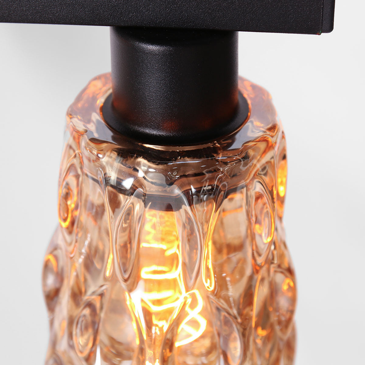 Hanglamp Vidrio 3832ZW ambergeel glas