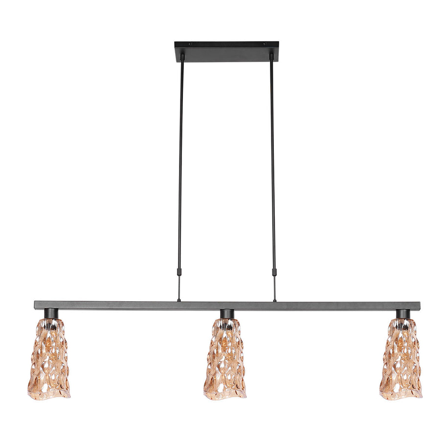 Hanglamp Vidrio 3832ZW ambergeel glas