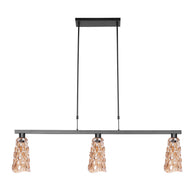 Hanglamp Vidrio 3832ZW ambergeel glas
