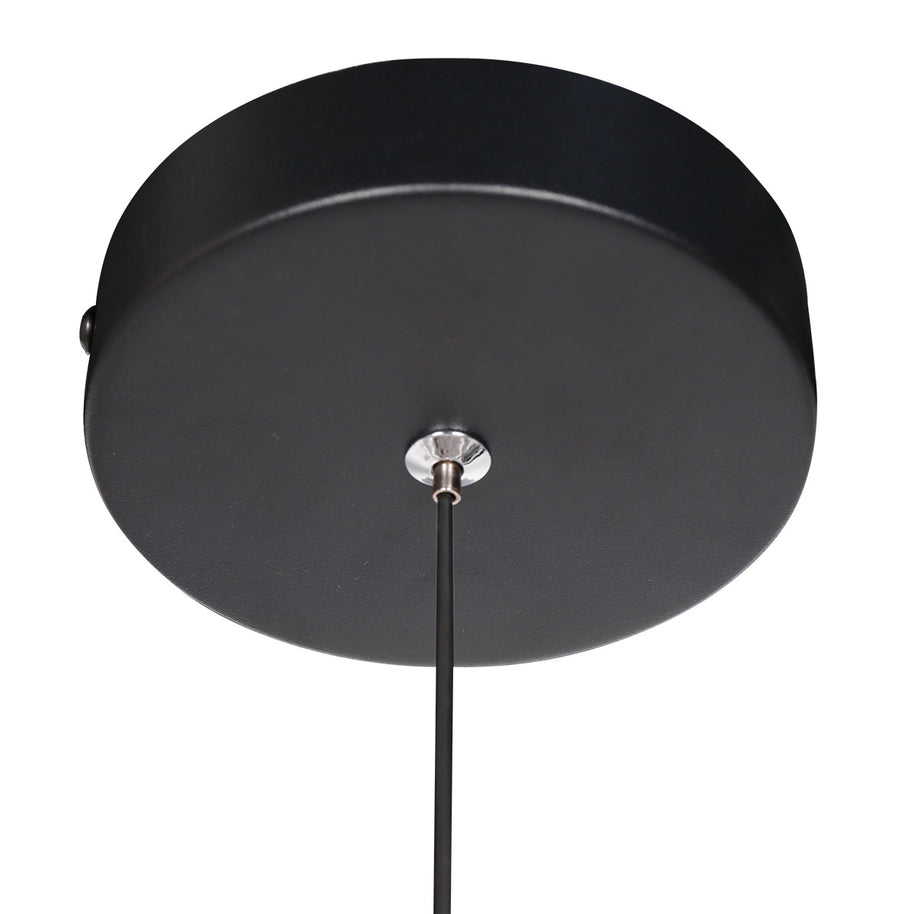 Hanglamp Geripu 3840ZW Ø15 cm geribbeld kunststof met LED-module