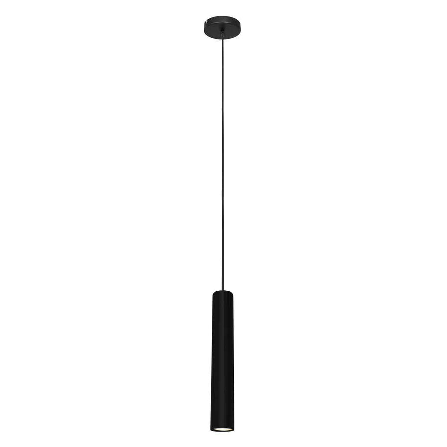 Hanglamp Tubel 3867ZW zwarte pendellamp met warm dimbaar licht