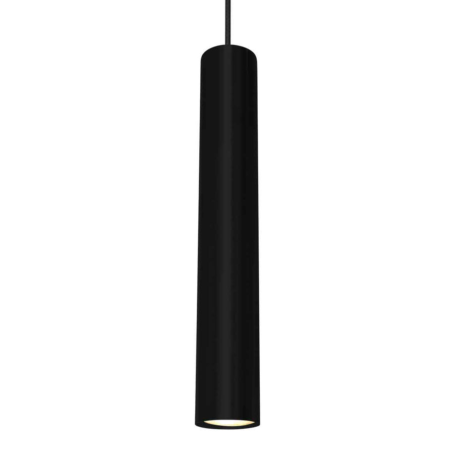 Hanglamp Tubel 3867ZW zwarte pendellamp met warm dimbaar licht