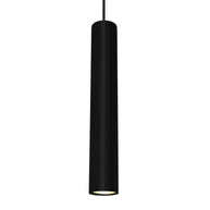 Hanglamp Tubel 3867ZW zwarte pendellamp met warm dimbaar licht
