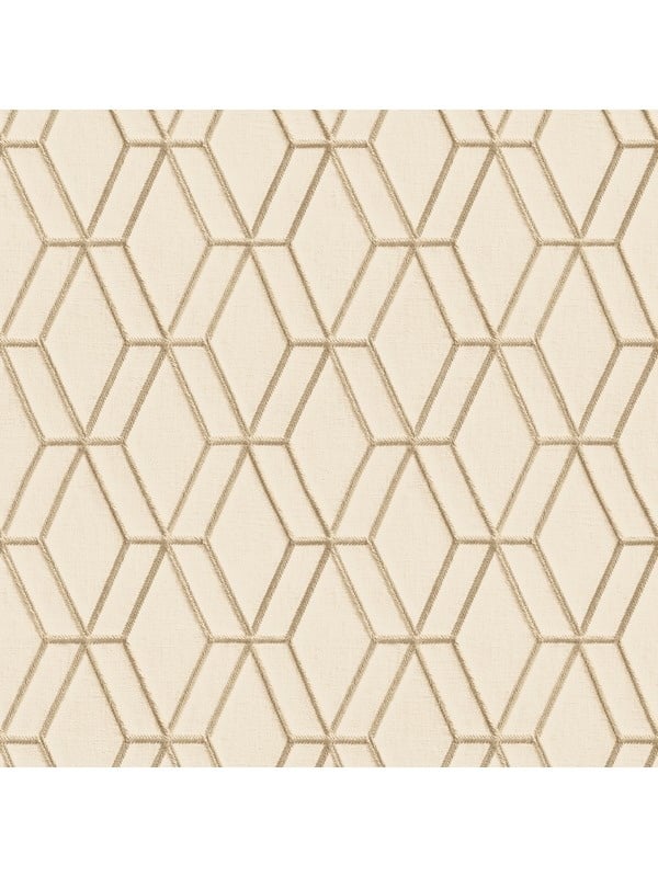 Behang Wallstitch hexagonaal beige
